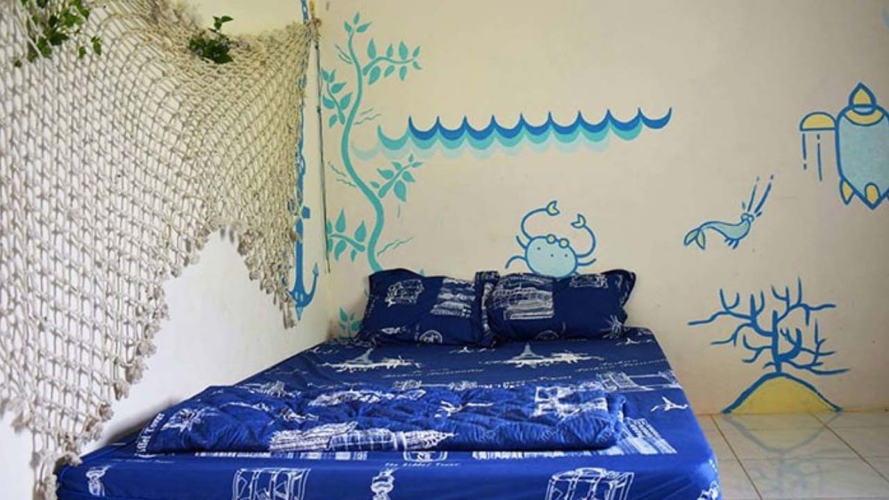 Phòng nghỉ dành cho 2 người cực đáng yêu của Bụi homestay Lagi