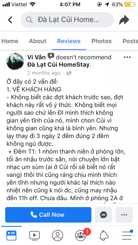 Củi homestay