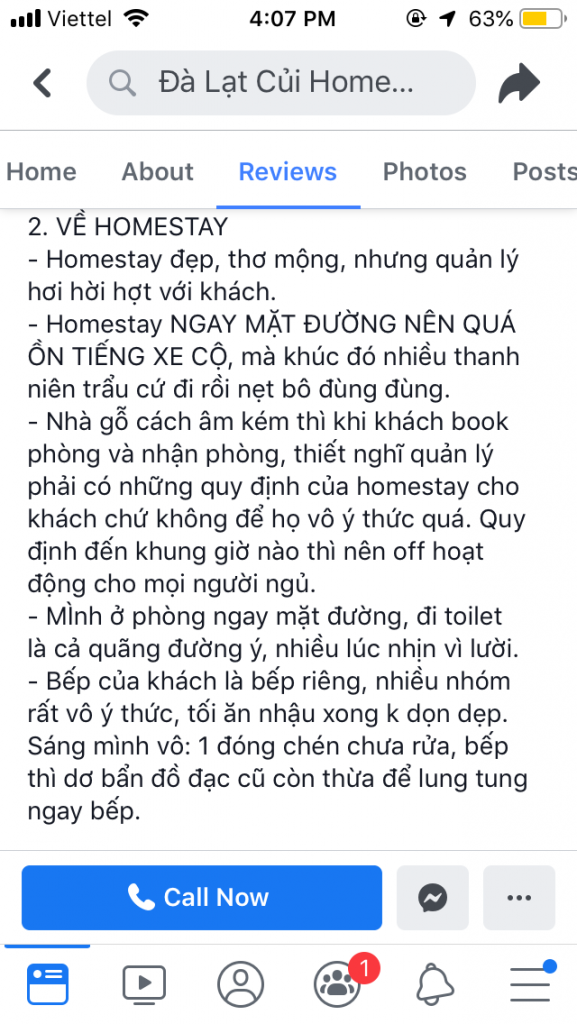 Củi homestay