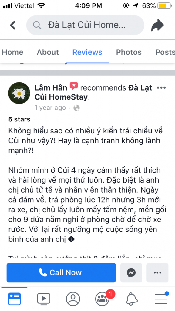 Củi homestay