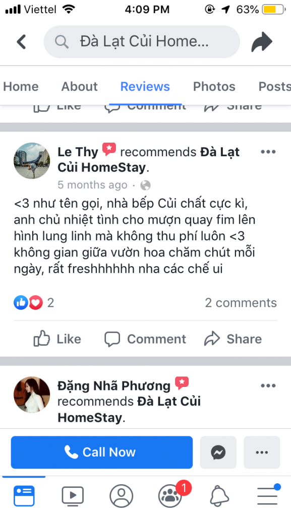 Củi homestay