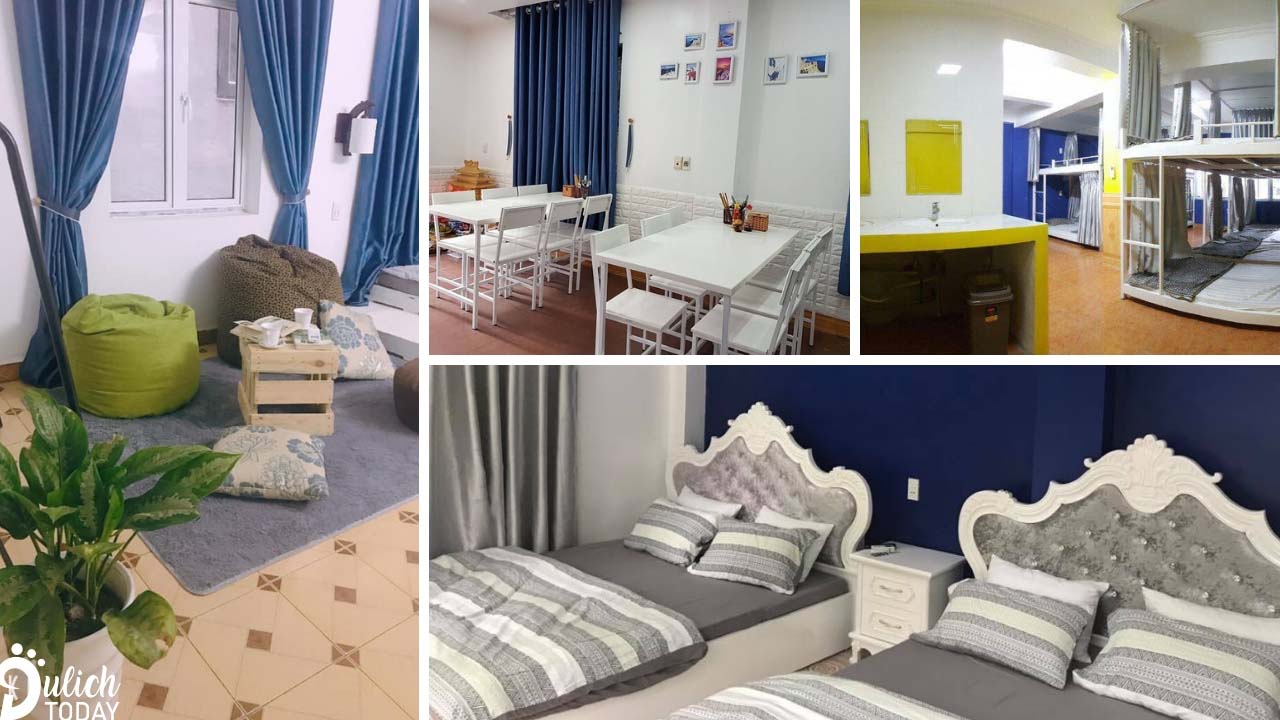 Cat Ba Santorini Homestay sở hữu hệ thống phòng nghỉ đa dạng