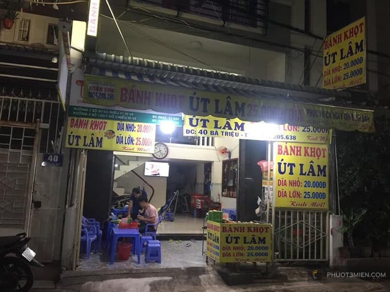 bánh khọt út lâm vũng tàu