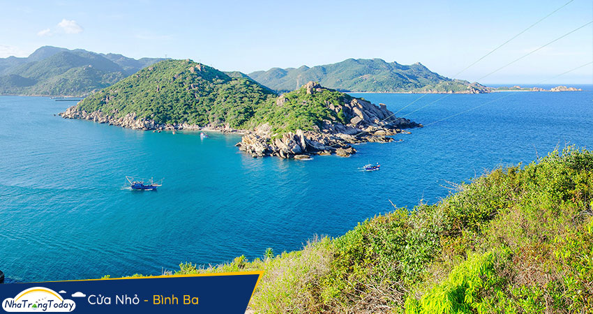 Cửa biển nhỏ trên đảo bình ba