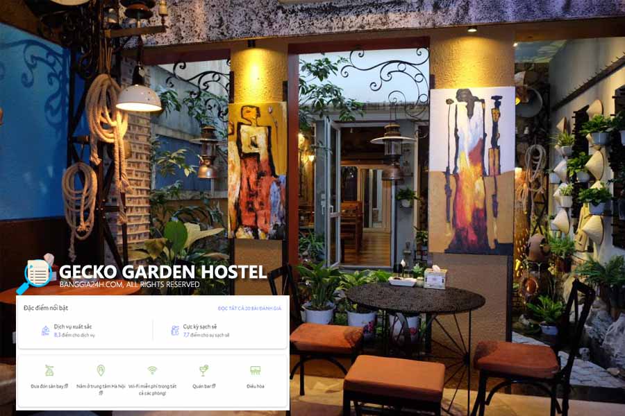 Gecko Garden Hostel - Homestay phố cổ Hà Nội giá rẻ